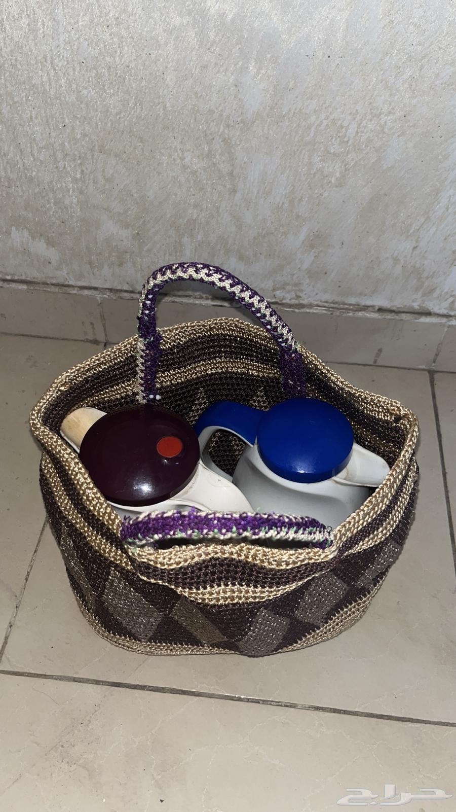 شنطة حياكة يدوية لحمل دلال وثلاجات القهوة والشاي64422123721858110