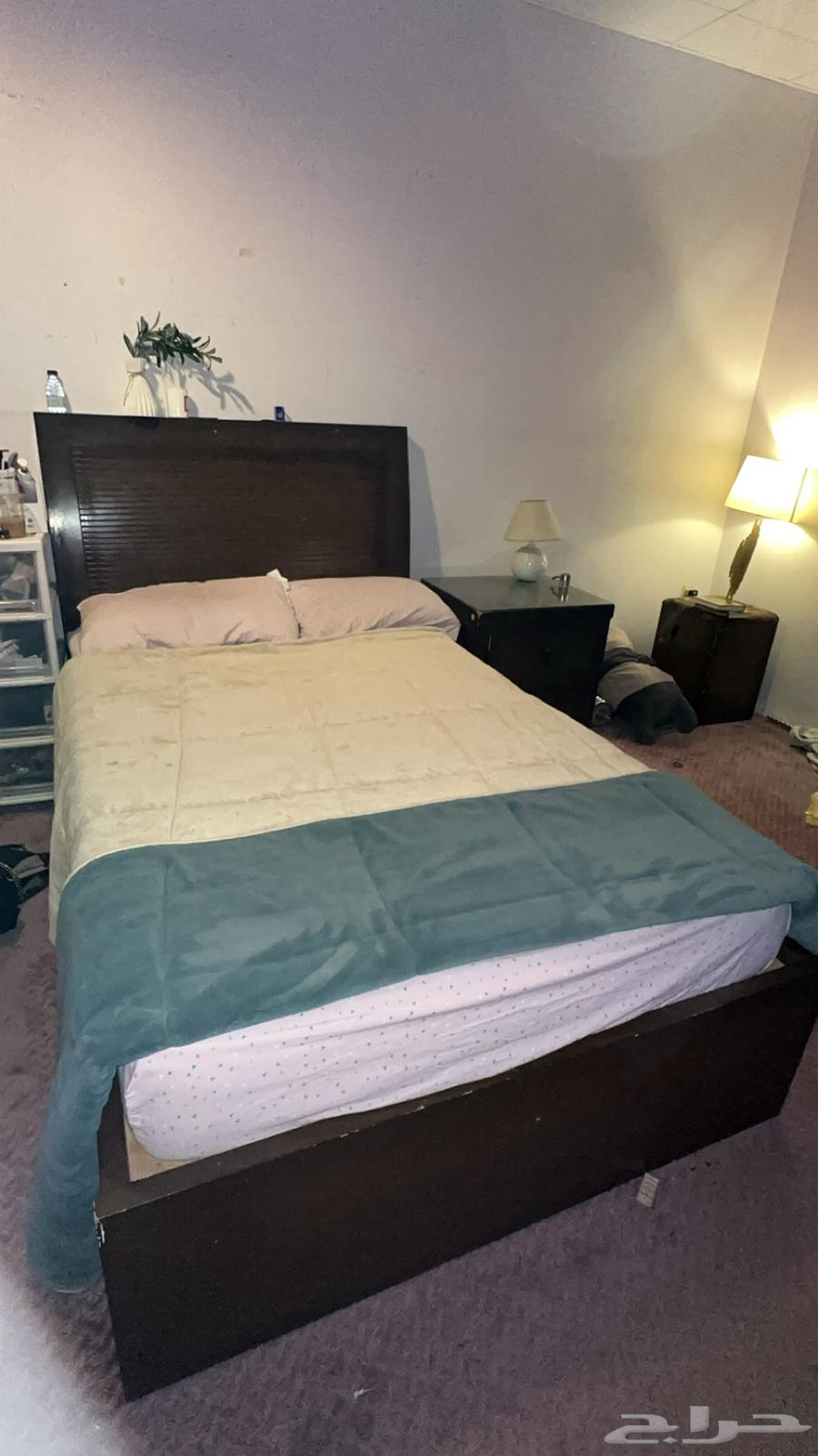 طقم غرفه نوم فردي كامل للبيع64424520453379111
