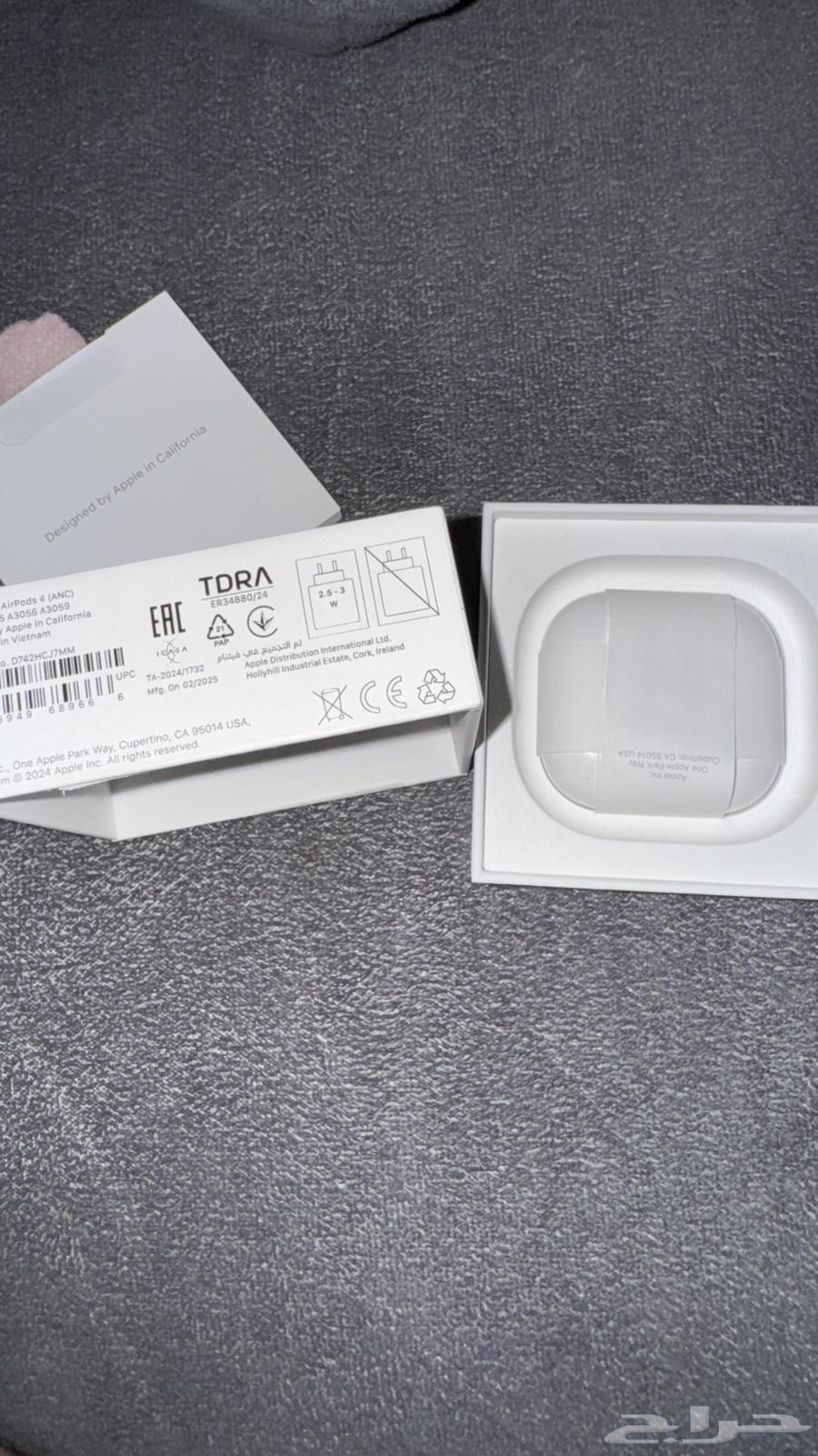 سماعه ايربودز الجيل الرابع مع خاصية الغاء الضوضاء64421675610369112