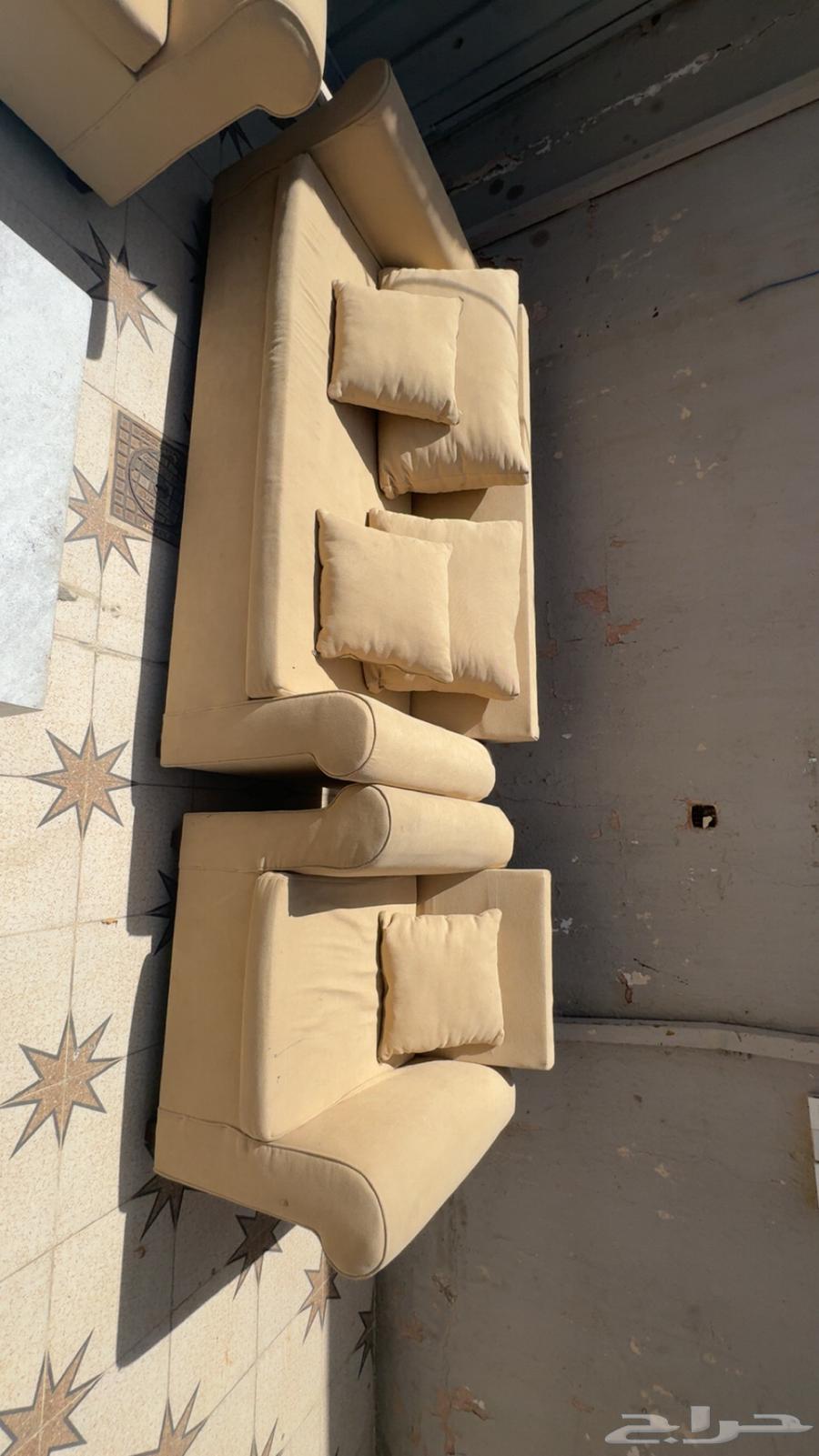 Clean sofa with table64422219050243111