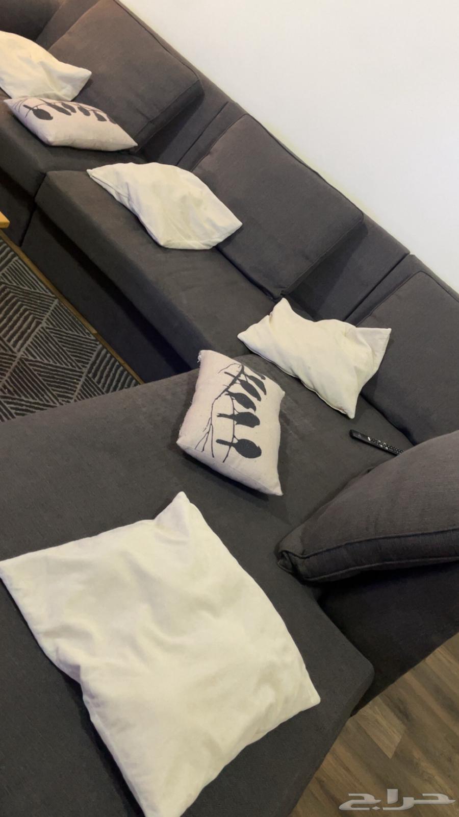 كنب حرف L مع الخداديات مع ملحقاتة64425313731715112