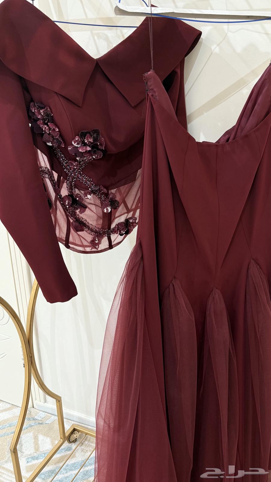 فستان سهرة موديل تنوره وبلوزه64422082585730112