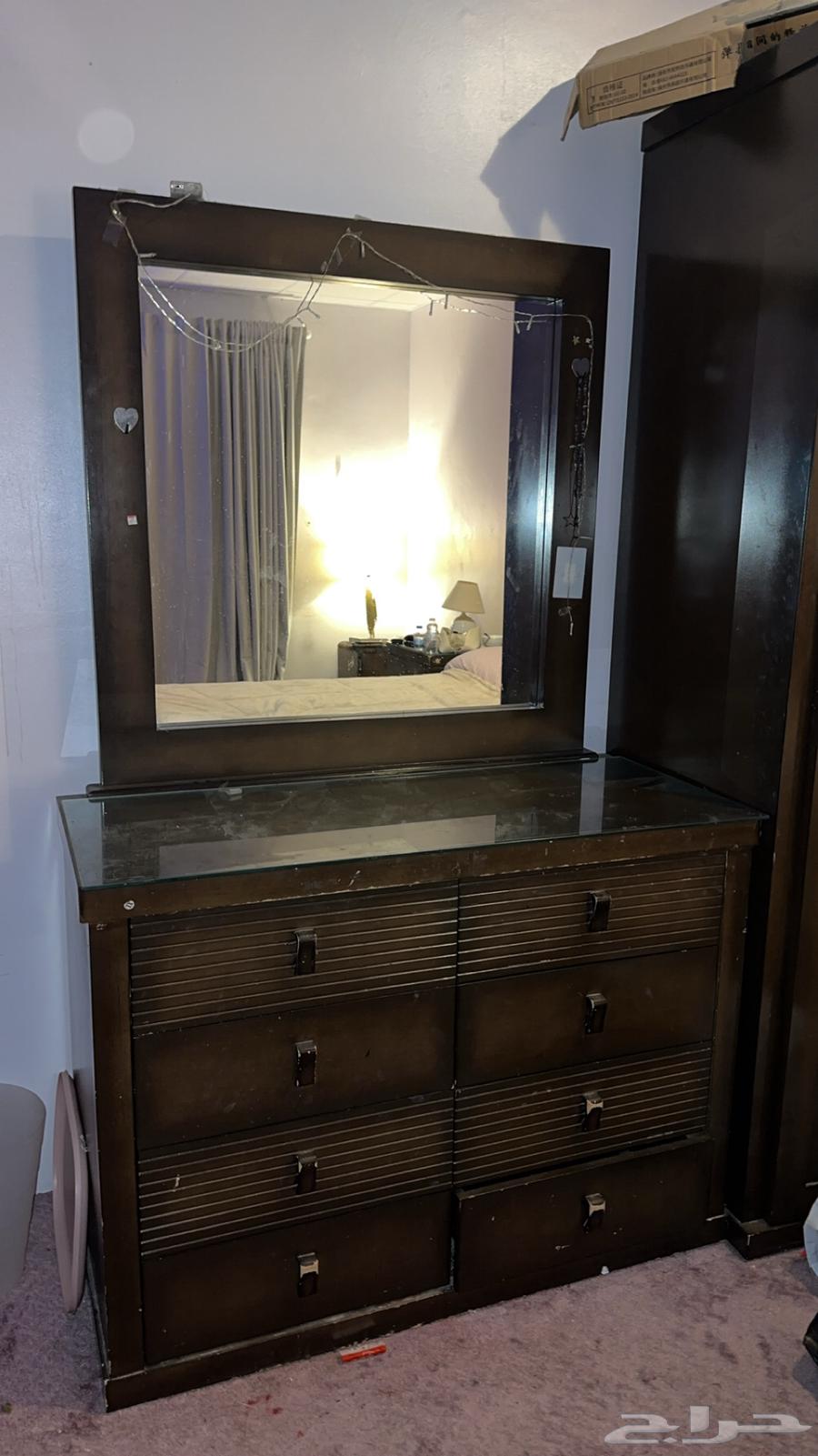 طقم غرفه نوم فردي كامل للبيع64424520453379110