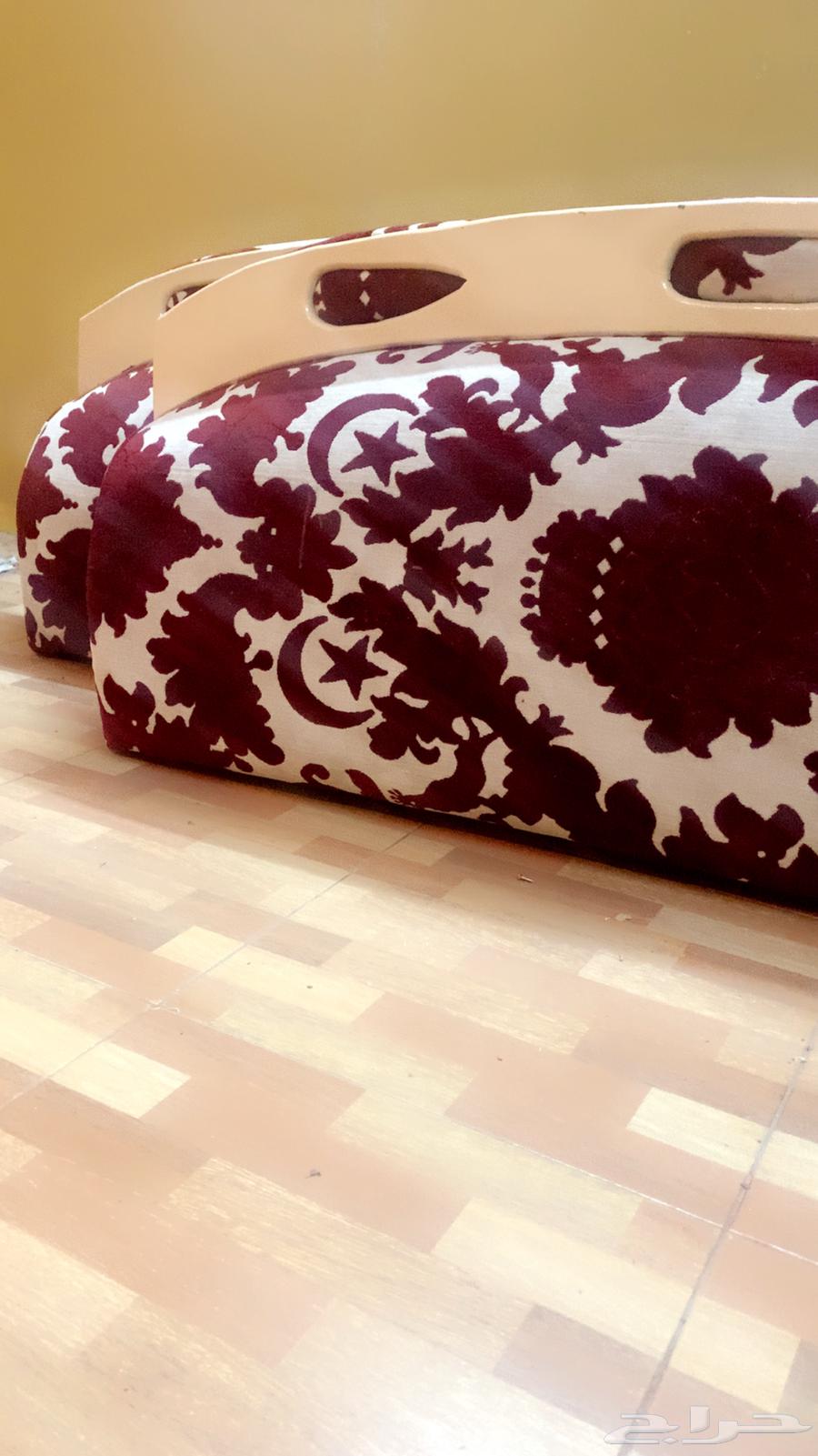 طقم مساند 4 5 خشب ملبس سدو64420621069187110