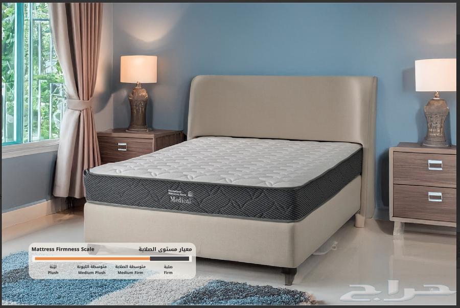 مرتبة طبية بيت المراتب العالمية كالجديدة ميجا  ميموري فوم64424065515266110