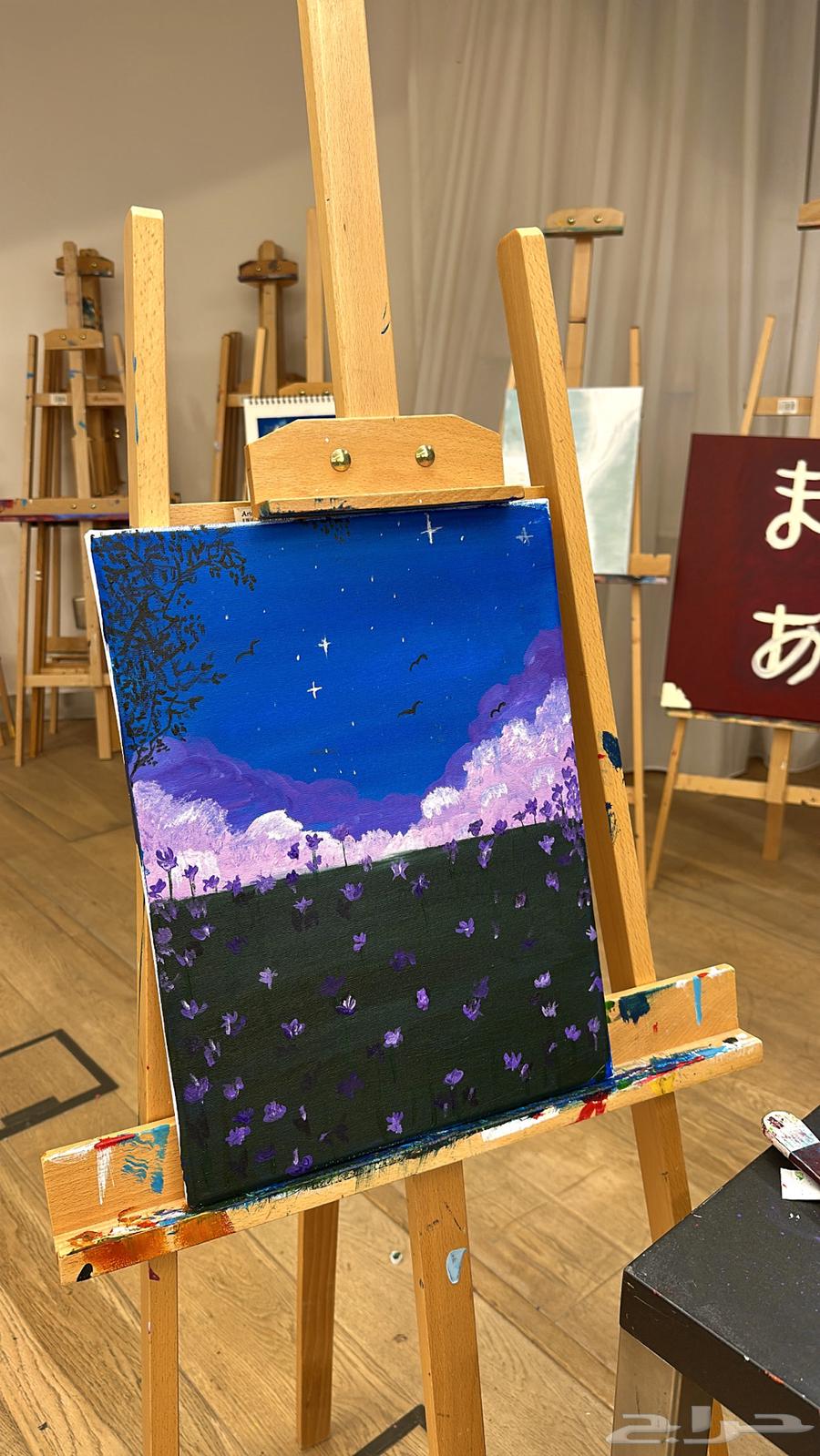 لوحات رسم الوان اكريلك لوحه64425824424194110