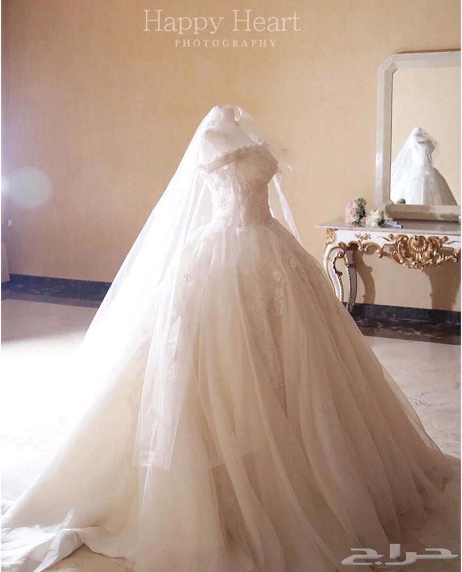 فستان زواج انيق مستعمل للبيع64424936598401110