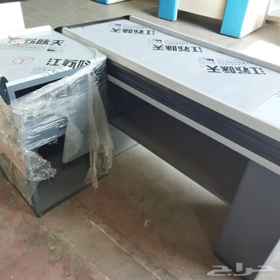 Shelves, cashier table, carts, hand baskets, safety equipment and air conditioners64420918872707113