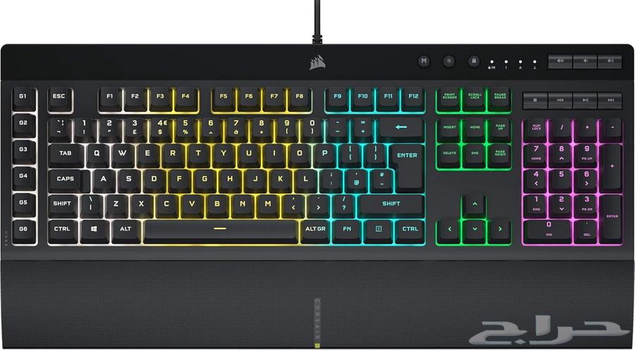 Corsair K55 Gaming keyboard - كيبورد العاب64419757233027110