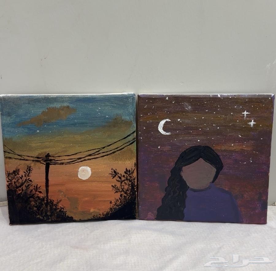 لوحات رسم الوان اكريلك لوحه64425824424194113