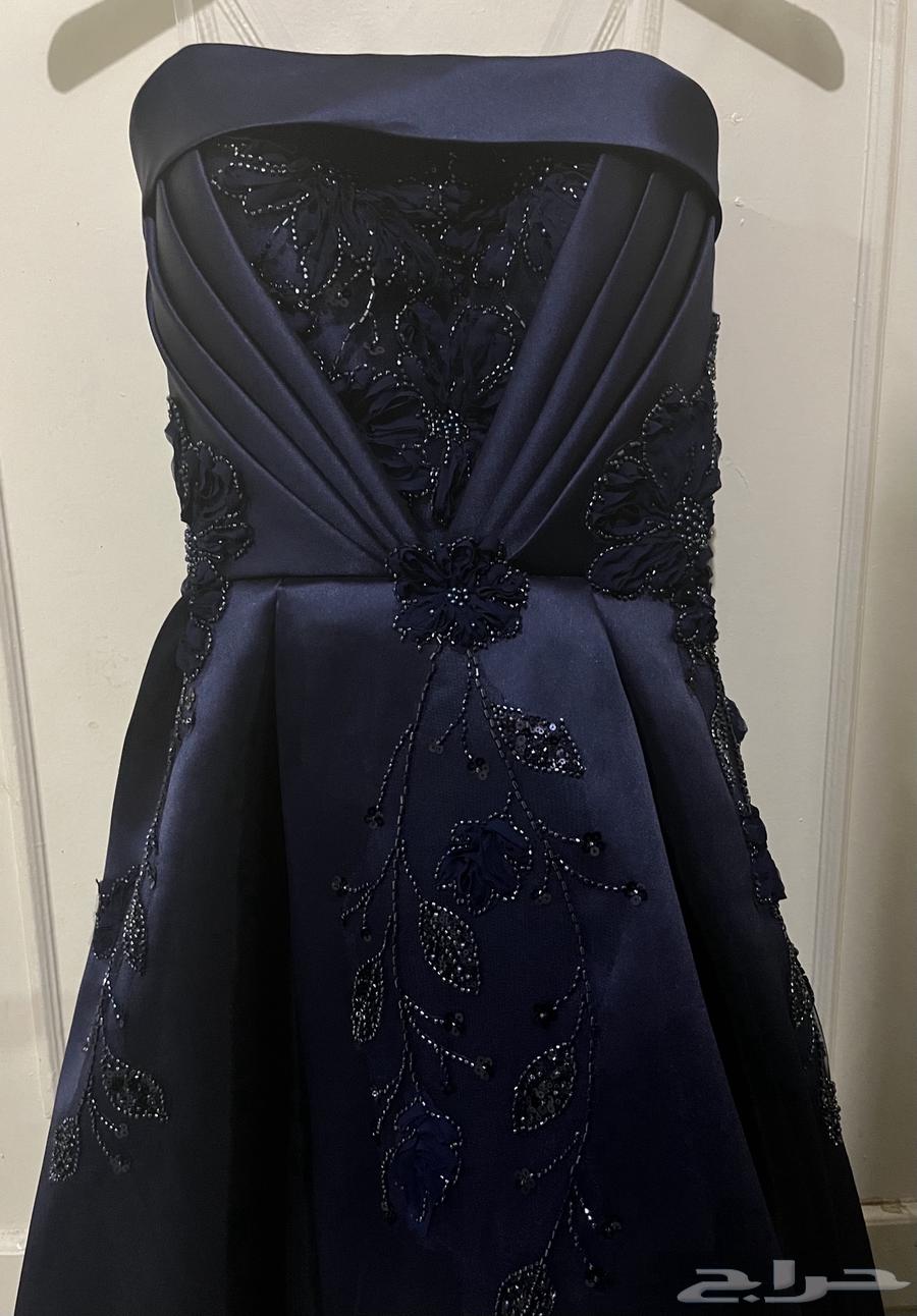 فستان كحلي لم يلبس تماما64425340568323112