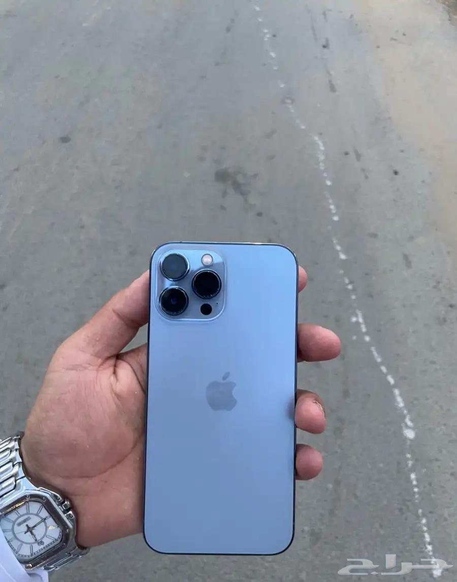 اعرض لكم ايفون 13 برو ماكس الجوال بحاله الجديد ولا تغير شي64425165692035111