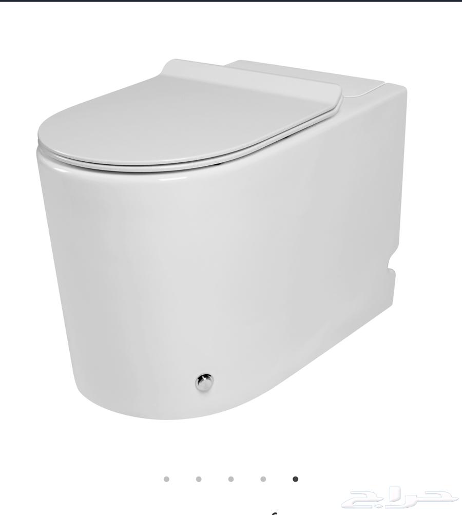 كرسي فرنجي تماتيك ع البطاريه احدته من الخزف السعودي مع ضمان64423864305283110