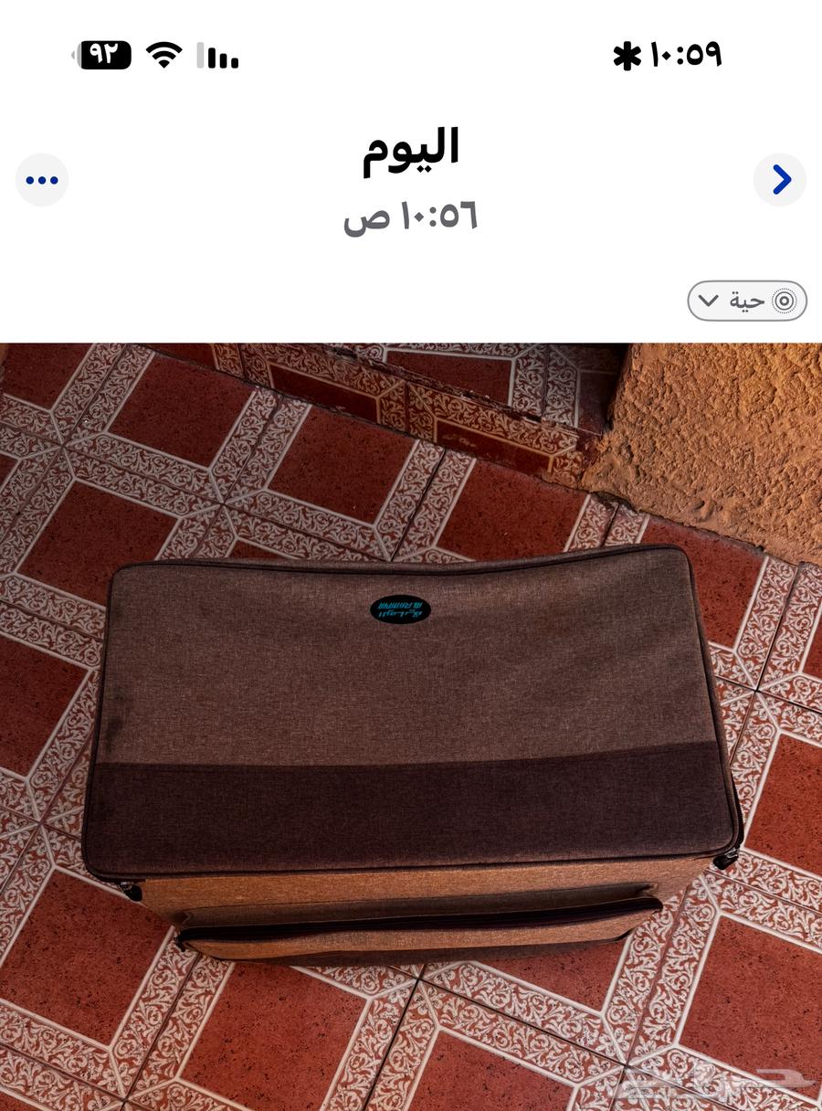 شنطه رحلات حديده من محل الرمايه المقسات 65 في 40 جديده64421377782658110