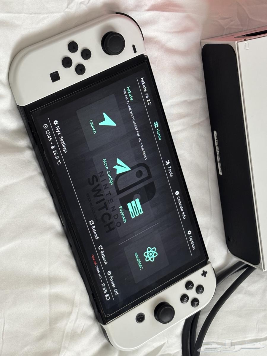 Nintendo Switch OLED with 256GB Memory Modification - White Color64425003780610111