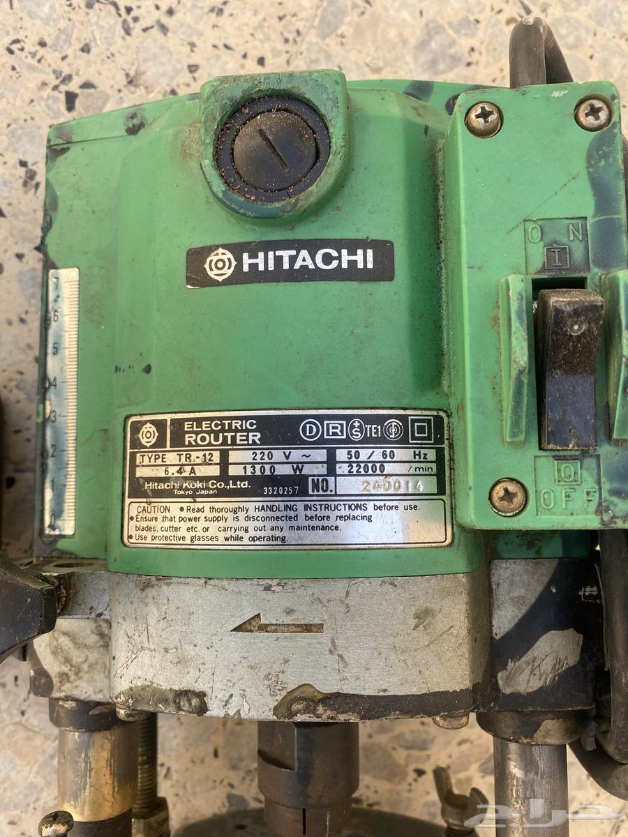 مكينة راوتر خشب ومعادن هيتاشي 12 ملم HITACHI router 12 mm64422558057730110