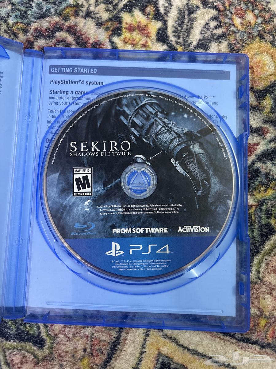 شريط لعبه سيكيرو يجي للسوني 4 و 5 الشريط نظيف جدا64422218927106112