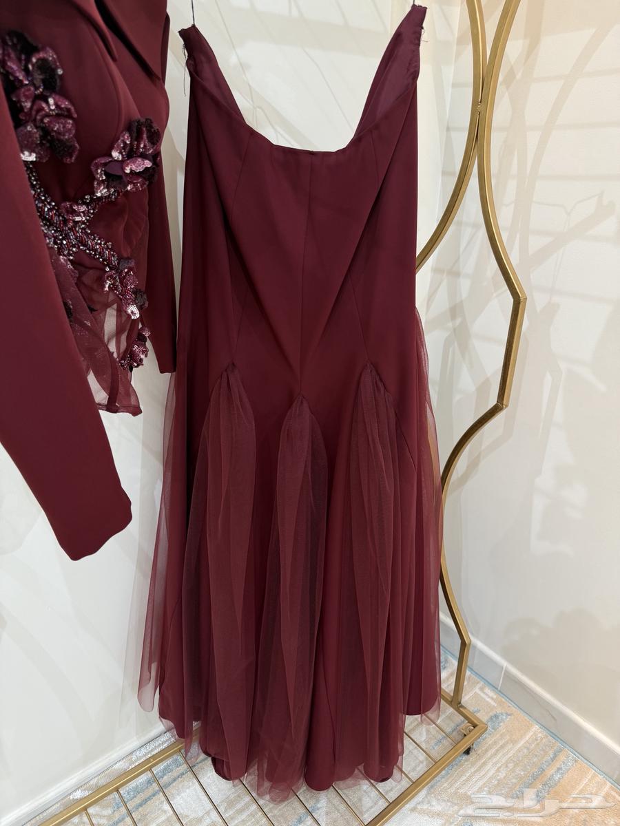 فستان سهرة موديل تنوره وبلوزه64422082585730111