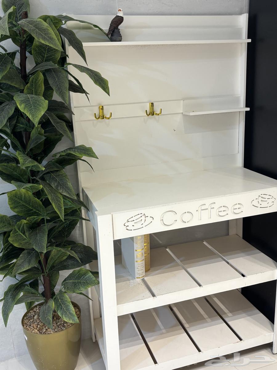 طاولة قهوه مع نبته زينه64423435484035113