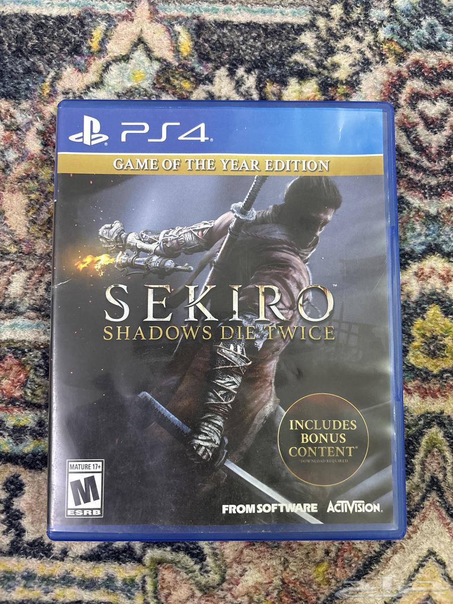 شريط لعبه سيكيرو يجي للسوني 4 و 5 الشريط نظيف جدا64422218927106110