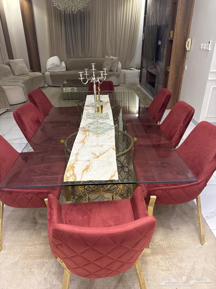 Dining table with 8 chairs, bought from Home Centre for 5000, selling for best offer64425151907201110