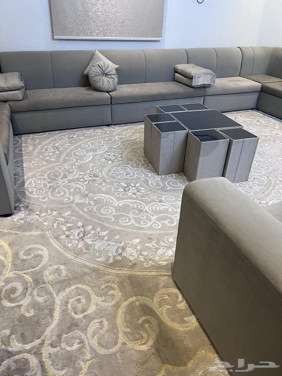 Sofa for room 4 5 and curtain in good condition for sale64420905202817110