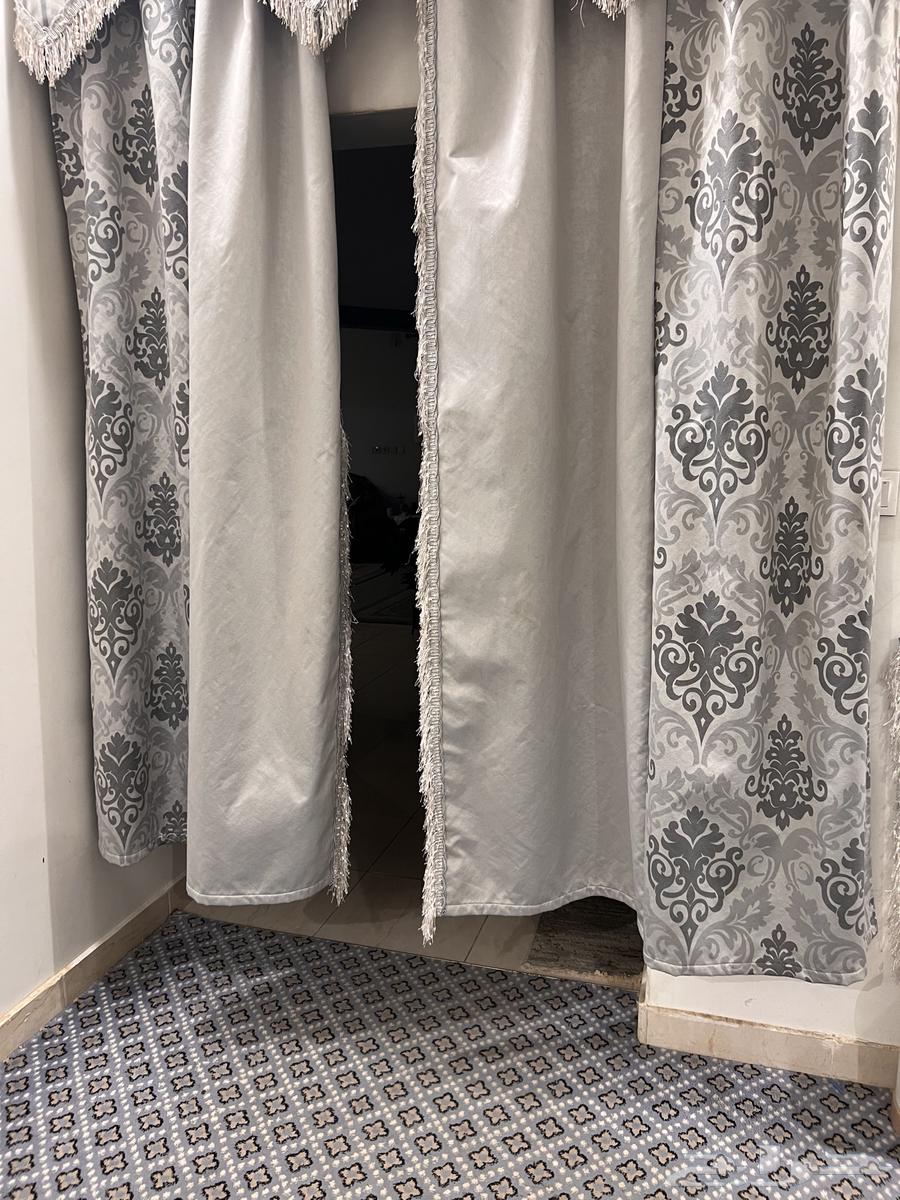 New carpet and two curtains for sale (new) price negotiable.64422150777474112