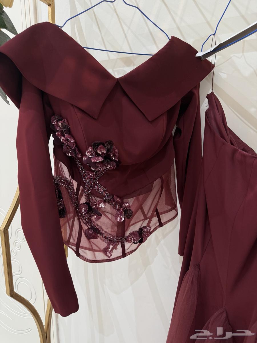 فستان سهرة موديل تنوره وبلوزه64422082585730110