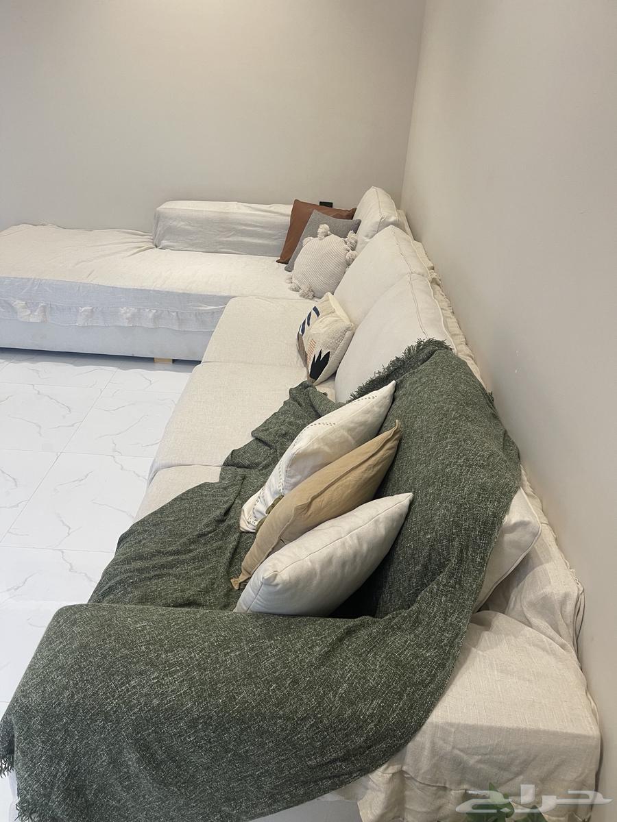 كنب صالة شكل L صوفا64421675618434114