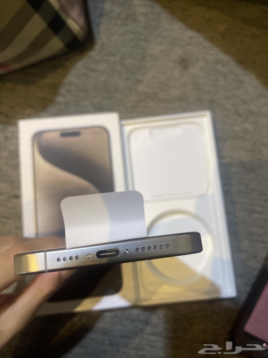 جوال ايفون 15 برو ماكس سعة 256 جديد ما انفك64425623638915113