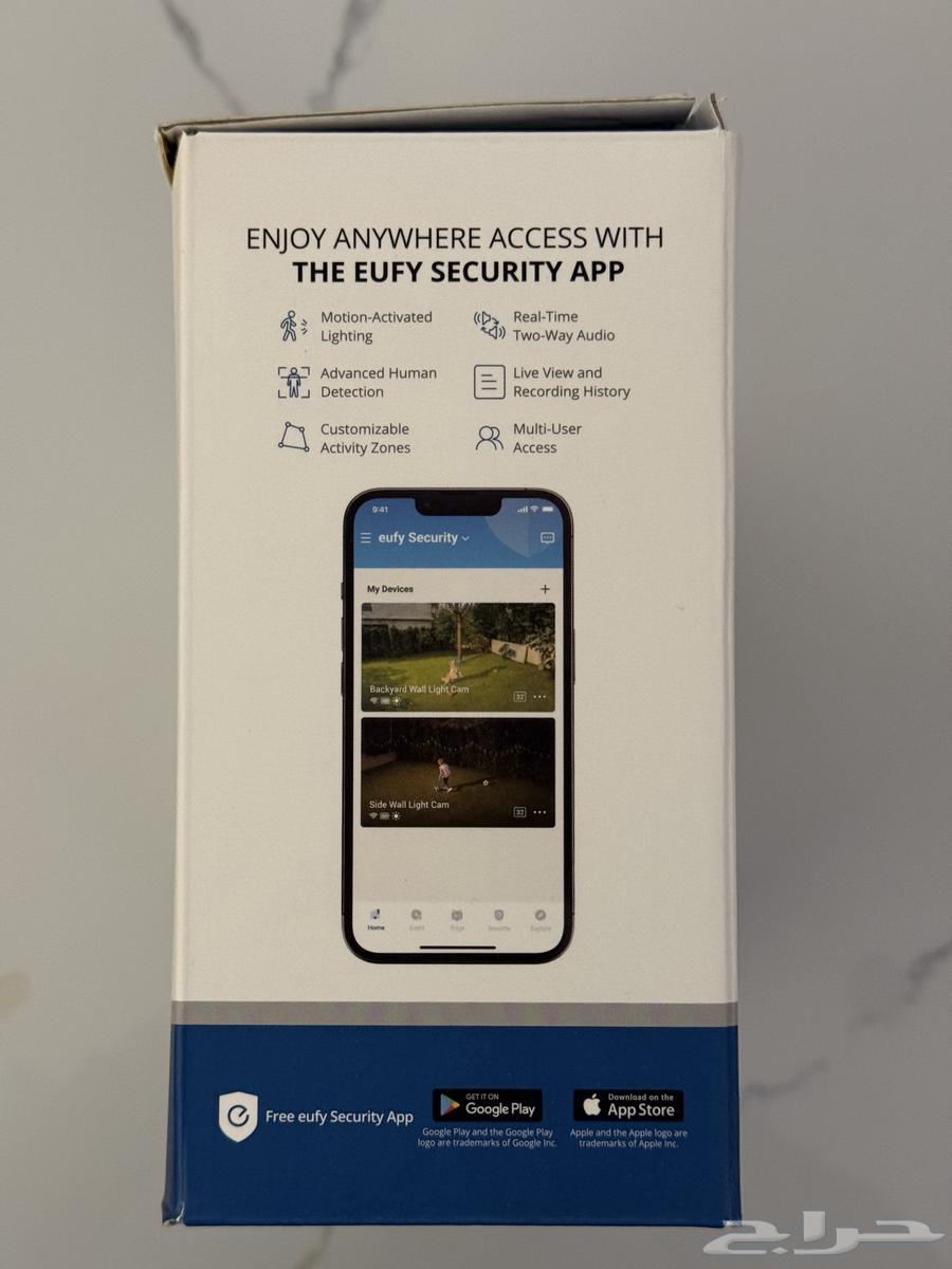 كاميرا حائط شمسية مع إضاءة Eufy S120 Solar Wall Light Cam64419906078978112