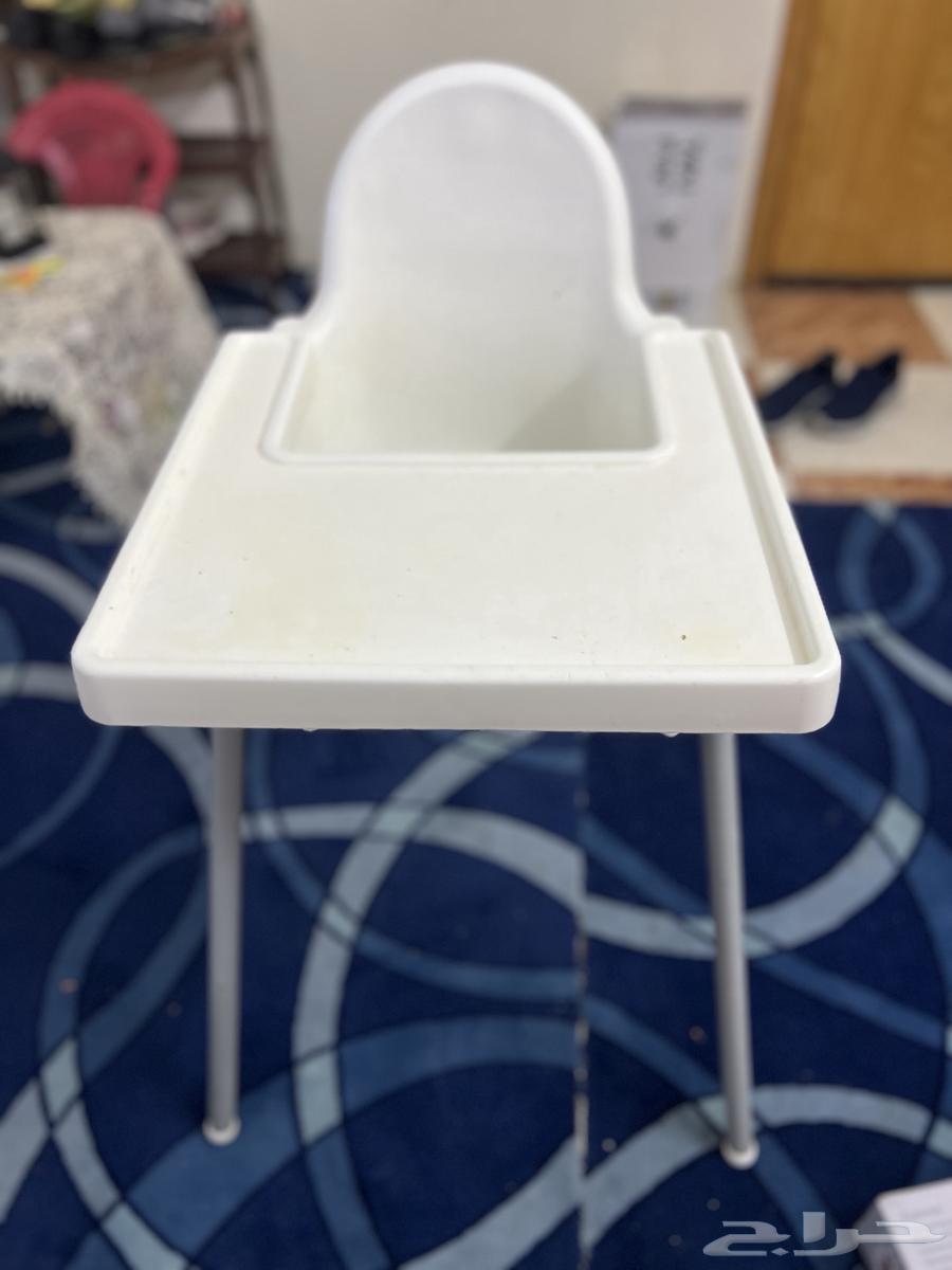 عربه اطفال وسرير اطفال وكرسي للاكل64423743676546112