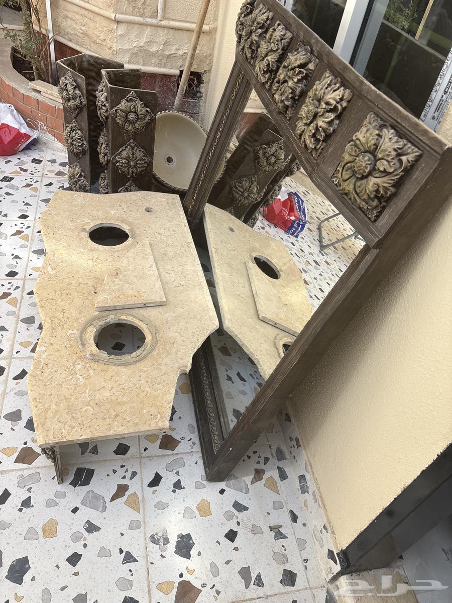 للبيع حوض بحوضين ومرايه السعر 20064422353913729111