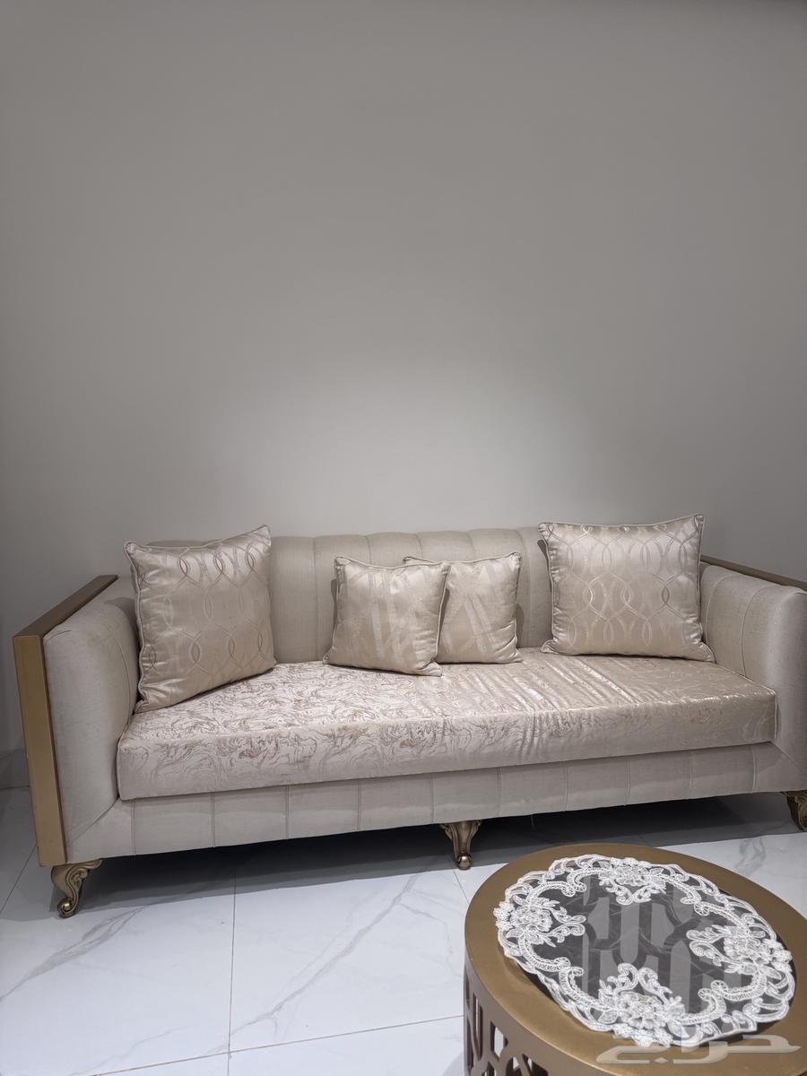 كنب مجلس جديد 5 قطع مع 3 طاولات64420283213827114