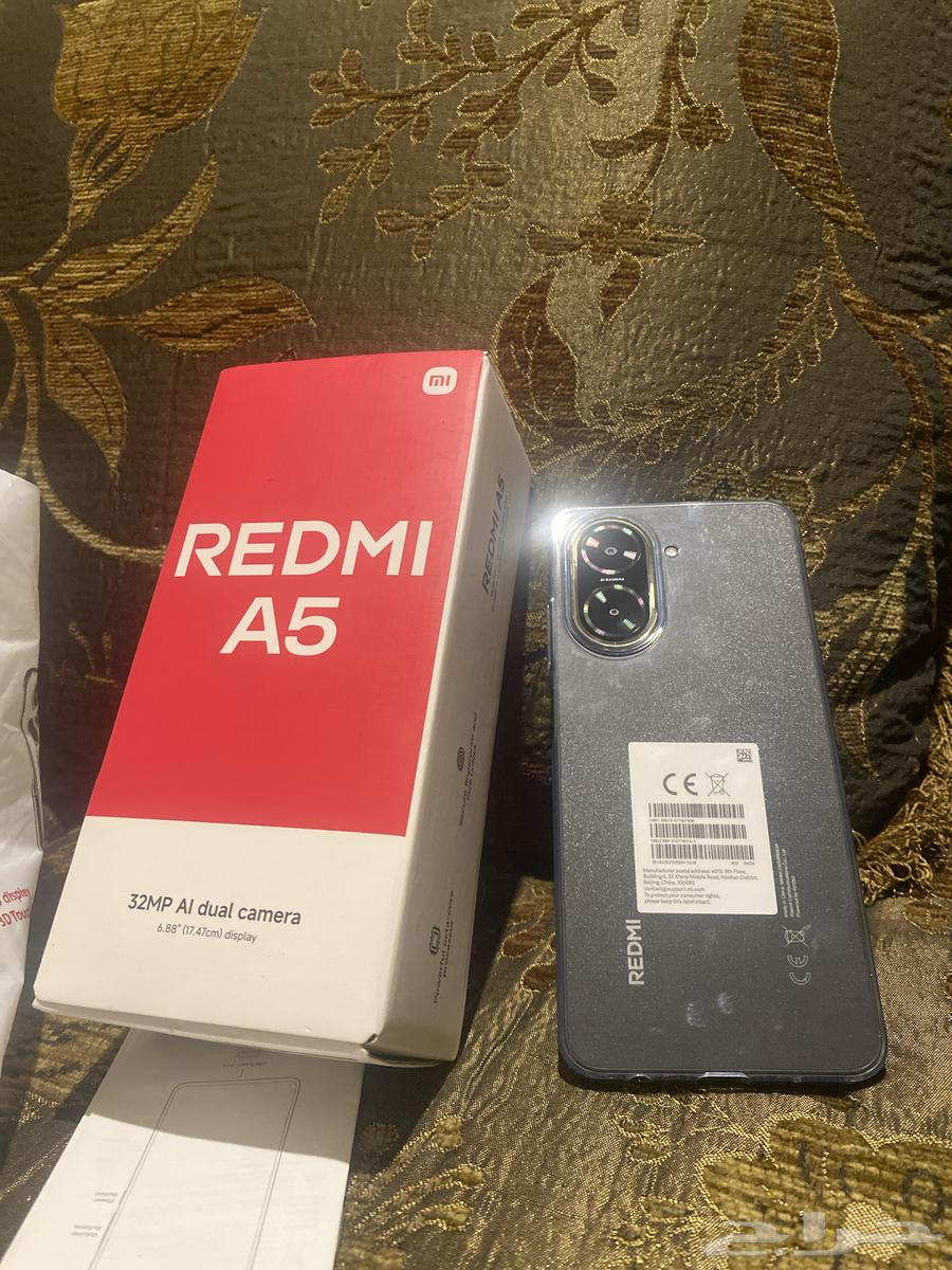 Redmi phone for sale, new, used for 5 days, charger and screen included64423622913667110