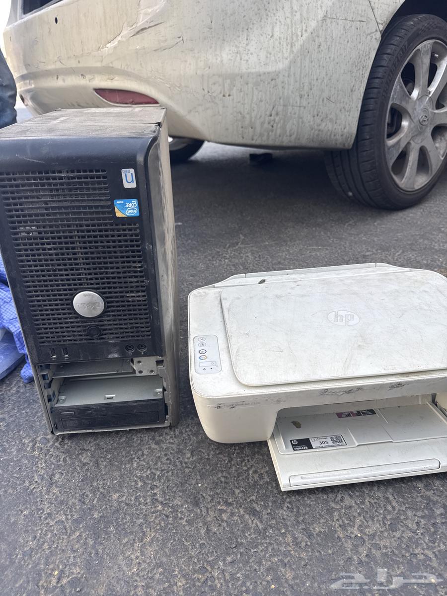 كمبيوتر و طابعة للبيع ( يحتاجو صيانة )64422708666370111