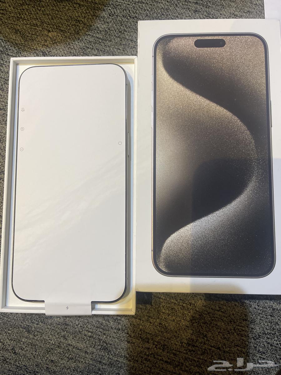 جوال ايفون 15 برو ماكس سعة 256 جديد ما انفك64425623638915110