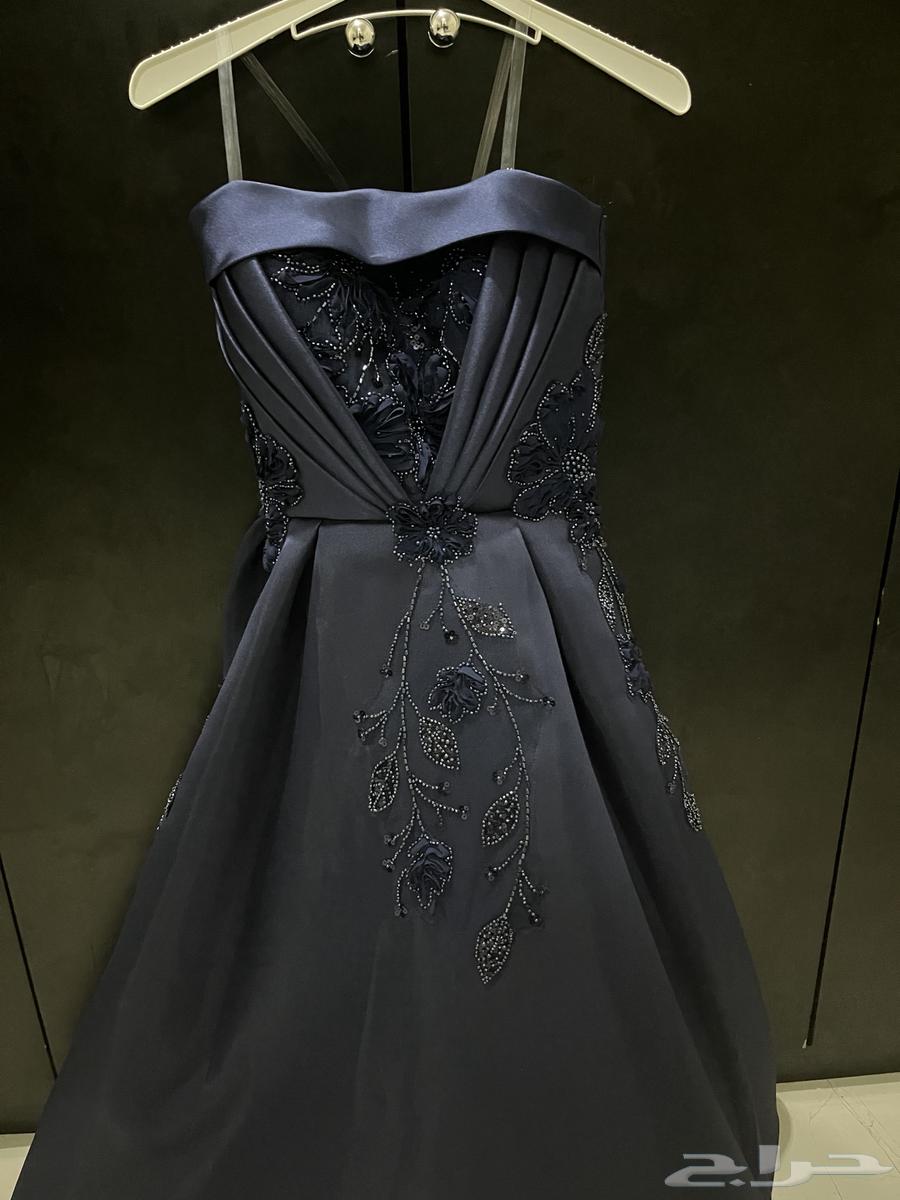 فستان كحلي لم يلبس تماما64425340568323111