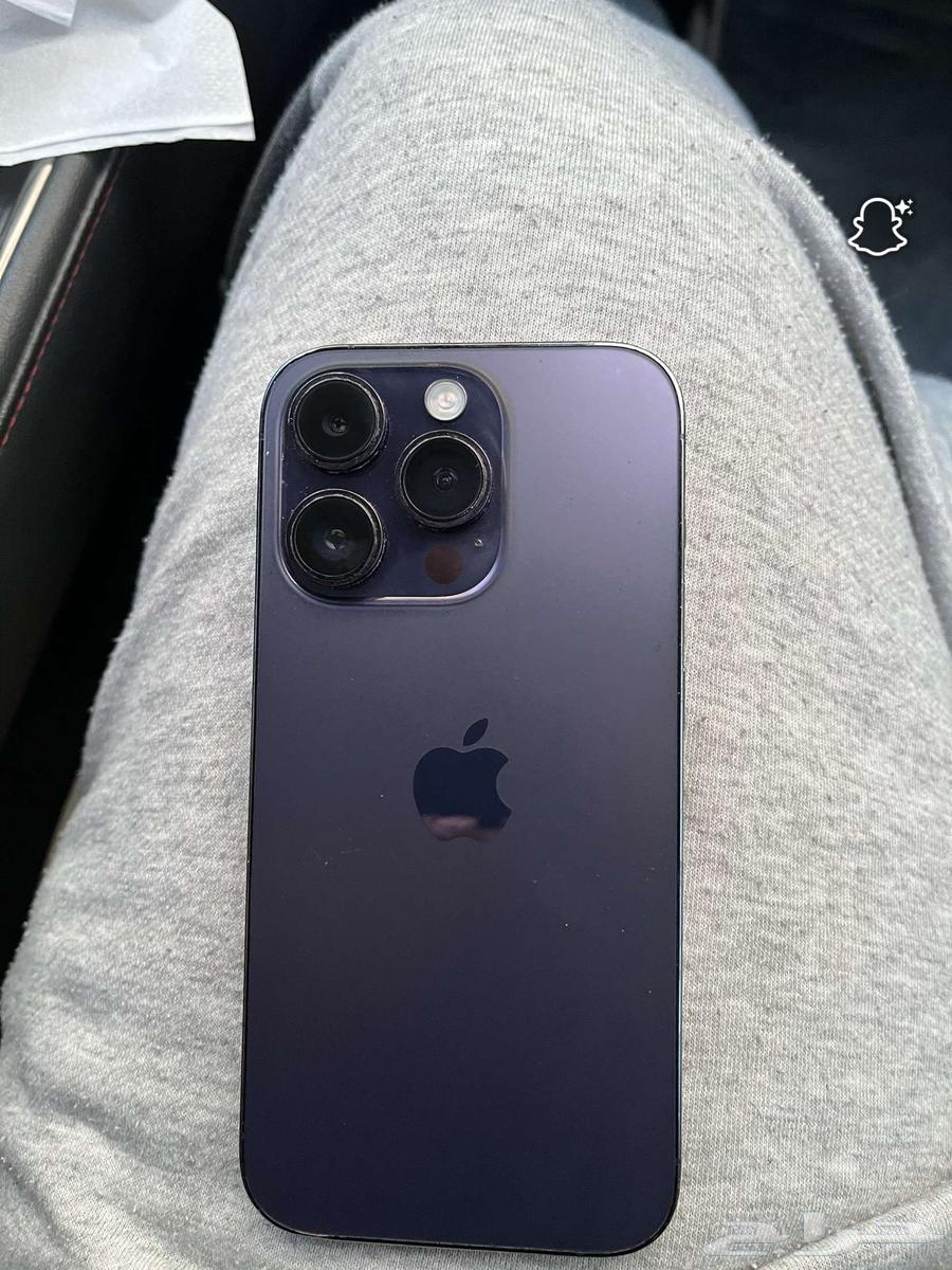 ايفون 14برو القيقا 256 نظيف ماانفك ولا جاه شي على السوم64421310014081113