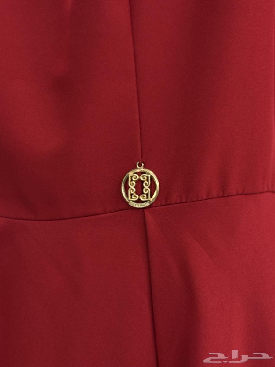 فستان ملكة   عرس احمر فخم من تصميم ايمان السحيم64420323765251112