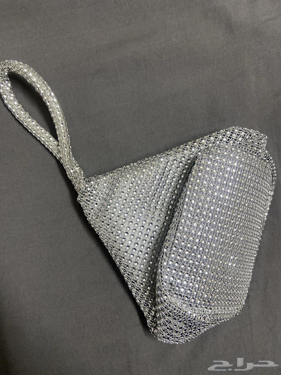 للبيع شنطة LACE CHARMS أصلية Sparkle Bucket Nano Bag64423756948738110