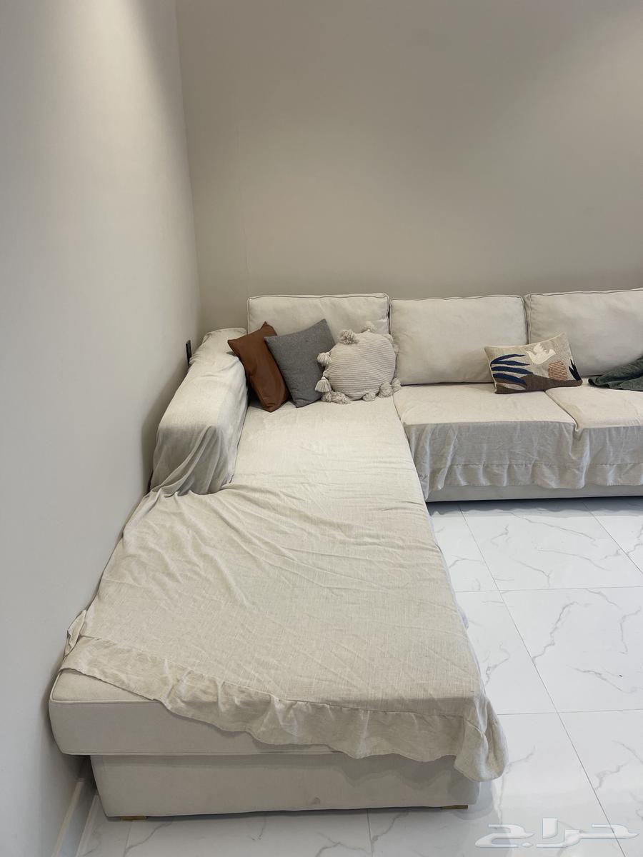 كنب صالة شكل L صوفا64421675618434112