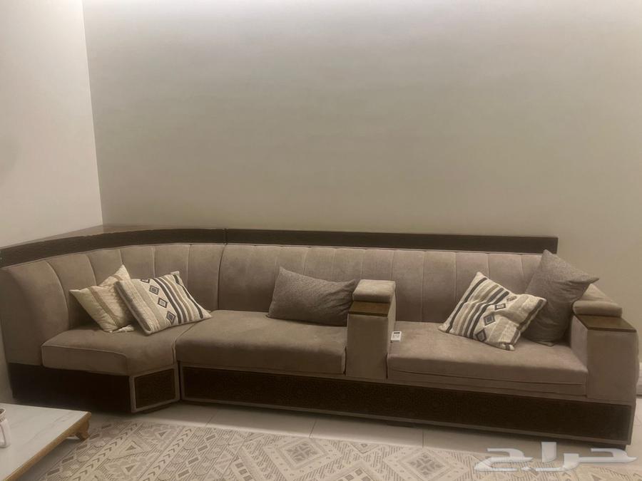 Two sofa pieces with a corner, each piece is two meters long, clean Turkish sofa64424788635523111