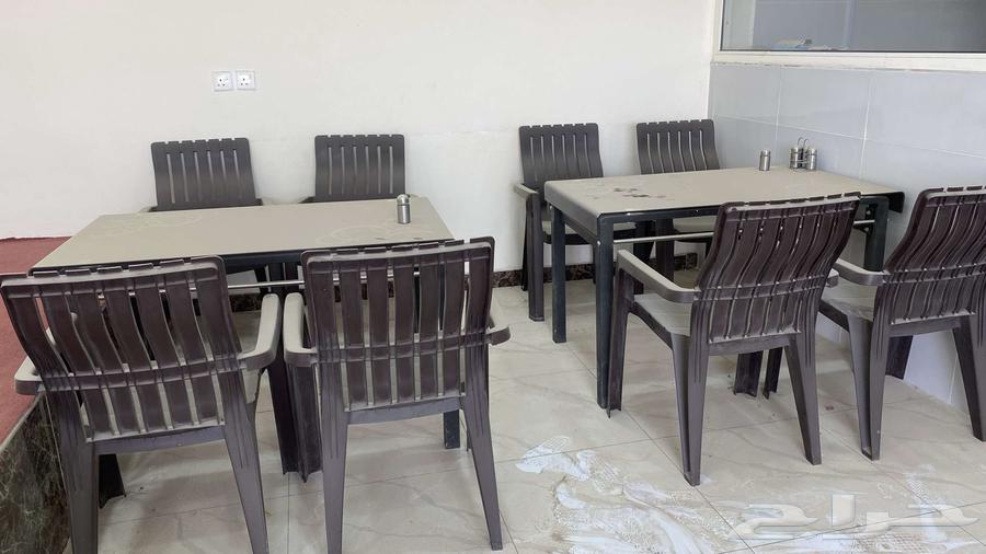 There are 2 tables with a chair for 700 SAR64419675407874110