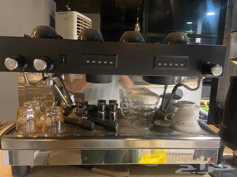 مكينة قهوة مع مطحنه ايطالي64420310262531110