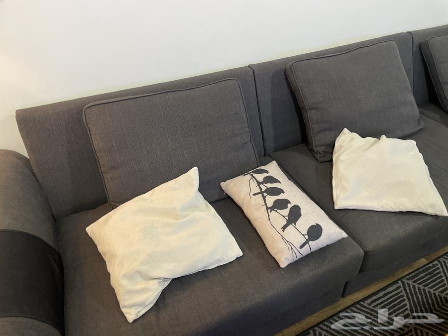 كنب حرف L مع الخداديات مع ملحقاتة64425313731715110