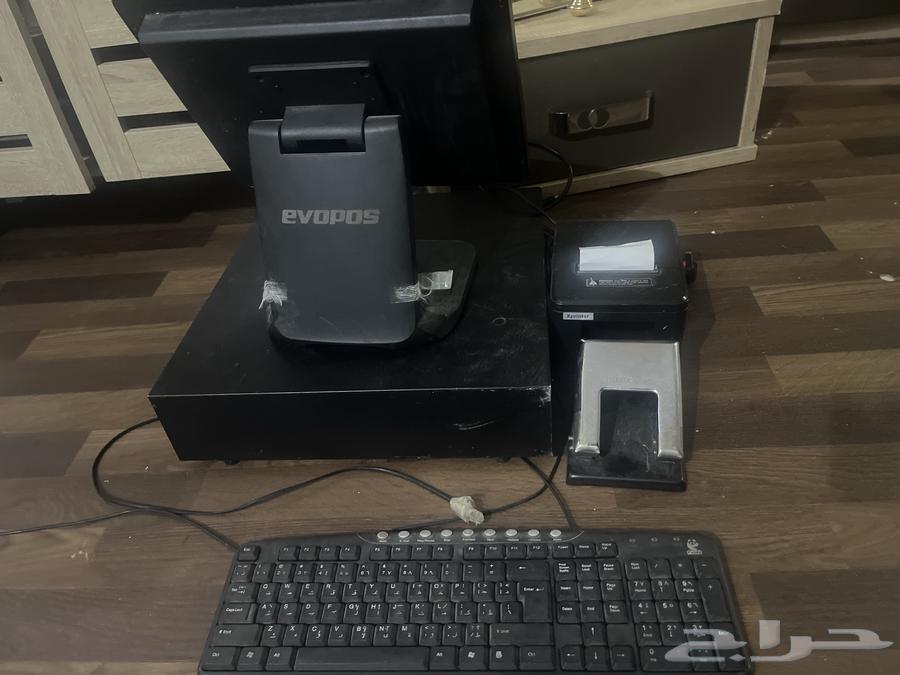 كمبيوتر مكتبي وآلة بانكيك وكاشير كامل ولابتوب محمول64423556139651112