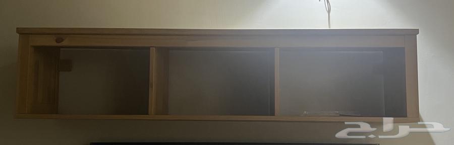 دولاب ايكيا للتلفزيون مع رف علوي64419619355650111