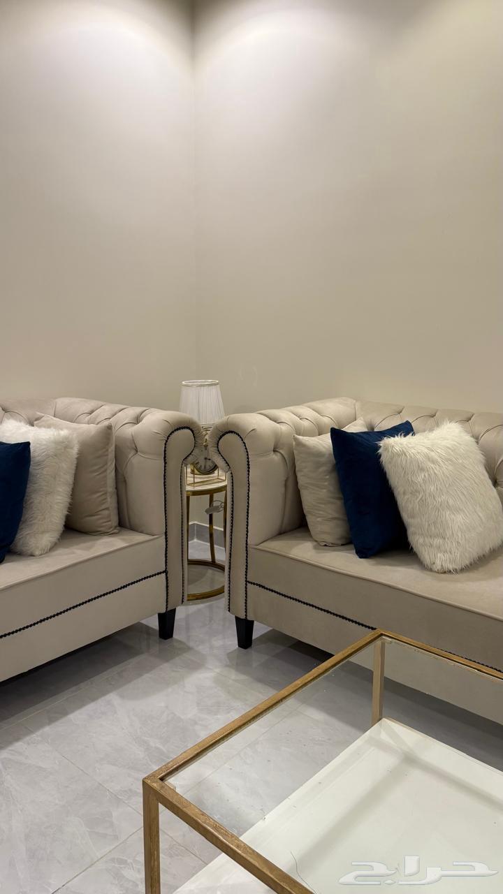 اثاث للبيع شبة الجديد كنب وطاولات64423515905283114
