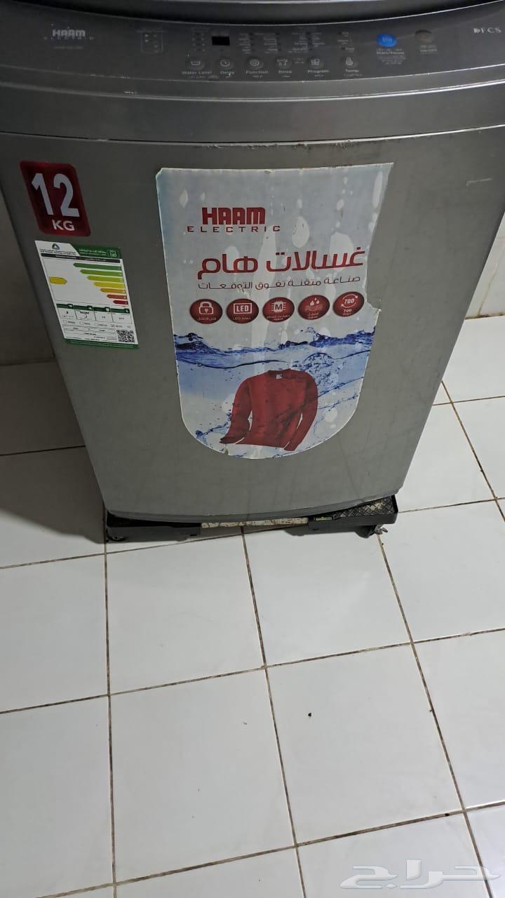 غساله هام 12 كيلو. الغسيل كويس جدا بس في مشكله بالنشاف64422327110787111